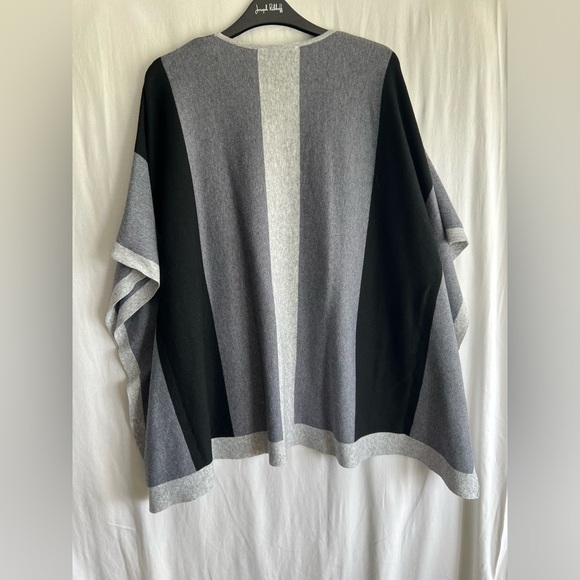 Joseph Ribkoff Cape Sweater with embellishment. - Picture 6 of 6